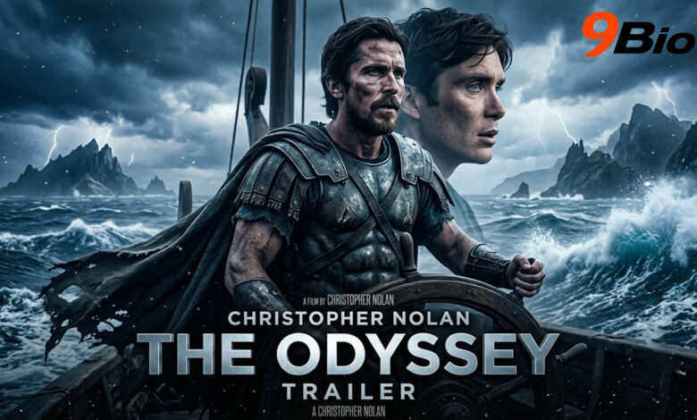 Christopher Nolan The Odyssey trailer featuring epic cinematic visuals inspired by Homer's The Odyssey