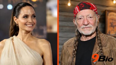 Willie Nelson and Angelina Jolie