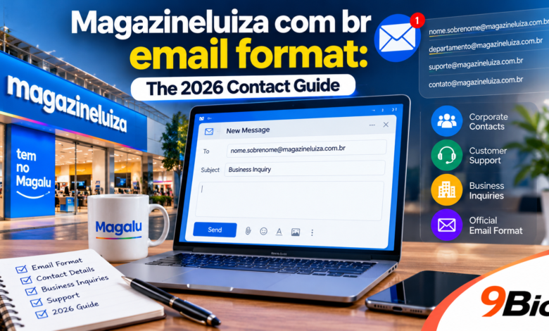 Magazineluiza com br email format