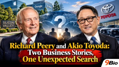Richard Peery and Akio Toyoda