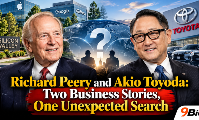 Richard Peery and Akio Toyoda