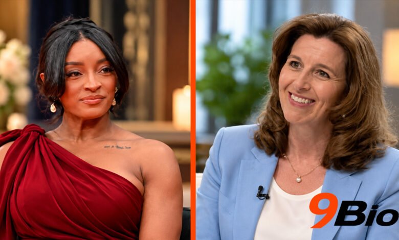 Kathy Warden and Simone Biles